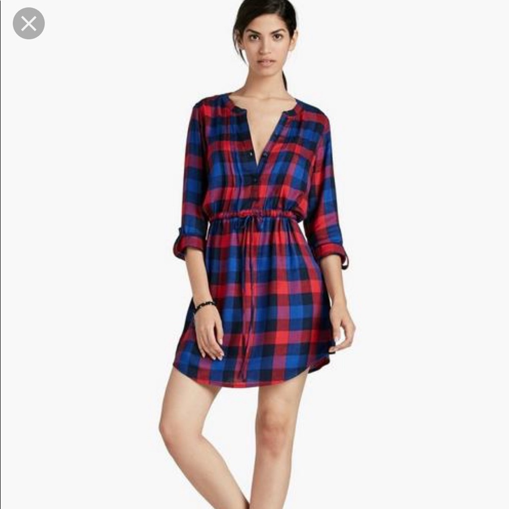 Cute plaid lucky brand dress